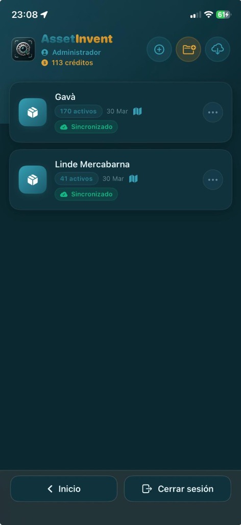AssetInvent App Móvil